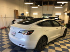 Tinting Progress - Passenger Side